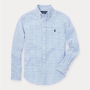 Plaid Cotton Poplin Shirt by Ralph Lauren